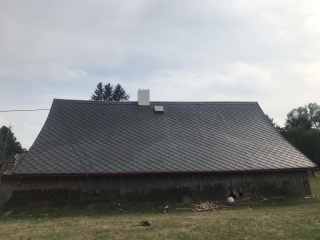 Stavba nové střechy