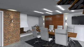 Realizace kancelřských prostor - zasedací místnost