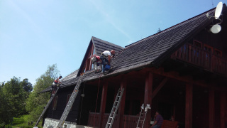 oprava a nátěr střechy
