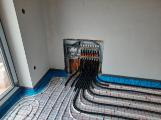 Podlahové topení - napojení