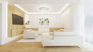 Obývací pokoj včetně nábytku