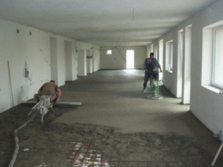 Realizace betonové podlahy