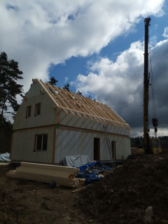 Stavba nové střechy