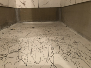 Sprchovy kout polyuretanova podlaha