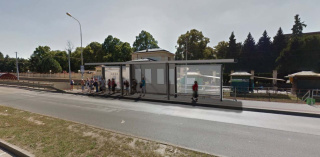 Novostavba zastřešení autobusové zastávky