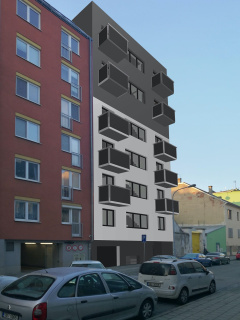 Projekt na sedmi podlažní bytový dům