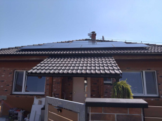 Fotovoltaika na střeše RD