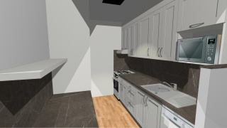 3D vizualizace kuchyň