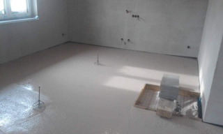 Sádrové lité podlahy