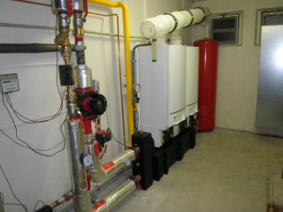 kndenzační plynová kotelna bytového domu 200 kW