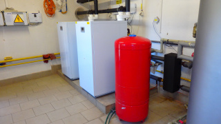kondenzační plynová kotelna pro dům seniorů 90 kW