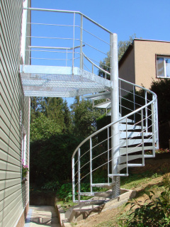 Spirálové - točité schodiště Modern