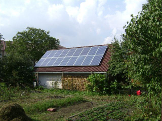 Fotovoltaická elektrárna o výkonu 4,14 kWp