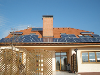 Fotovoltaická elektrárna o výkonu 4,37 kWp