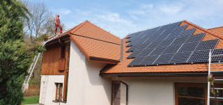 Realizace fotovoltaiky pro rodinný domek