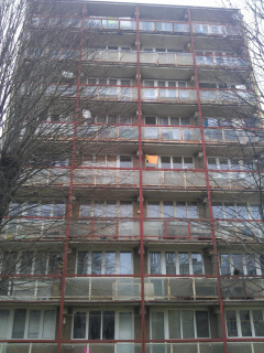 Rekonstrukce balkónů bytového domu, Benešova 613, 