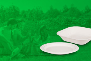 Biodegradabilní talíře a vaničky