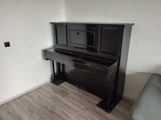 černé piano